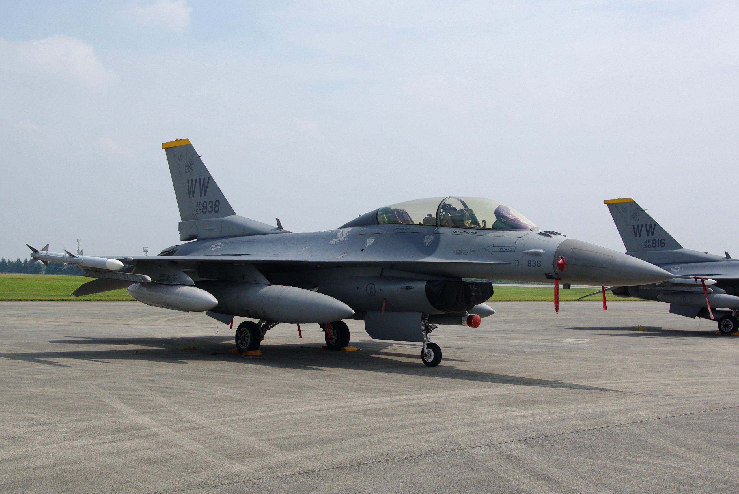 Caça F-16D da United States Air Force