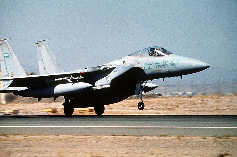 Caça F-15 da Arábia Saudita em 1991
Foto: Hans H. Deffner / USAF