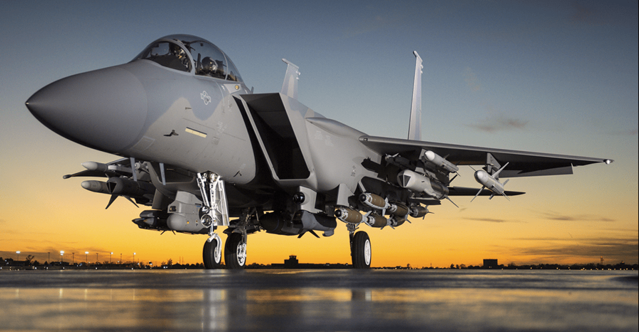Novo F-15EX é um caça multifuncional. Concepção artística da Boeing