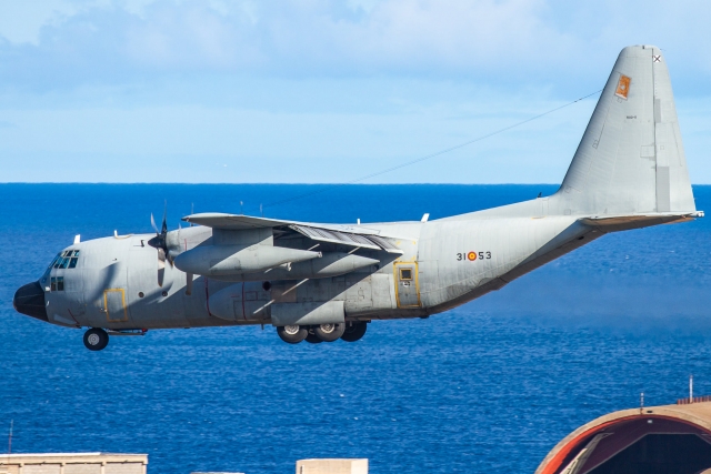 KC-130H da Espanha rumo ao seu novo operador: o Peru
Foto: Antonio Rodríguez