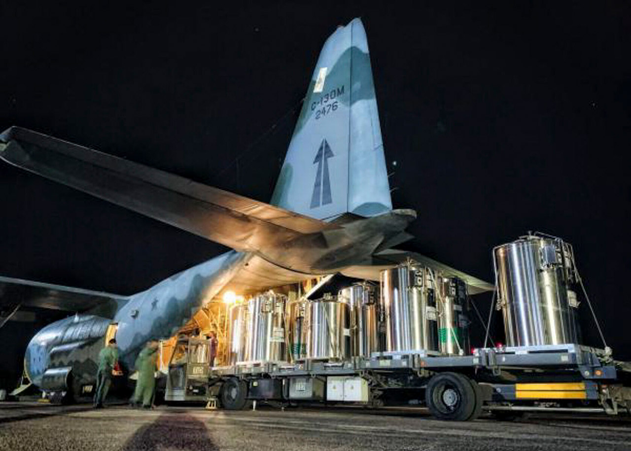 C-130 da FAB em missão
Foto: Bianca Viol / Força Aérea Brasileira
