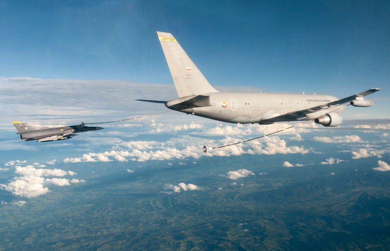 Boeing 767 Júpiter da Força Aérea da Colômbia
Foto: Fuerza Aérea Colombiana