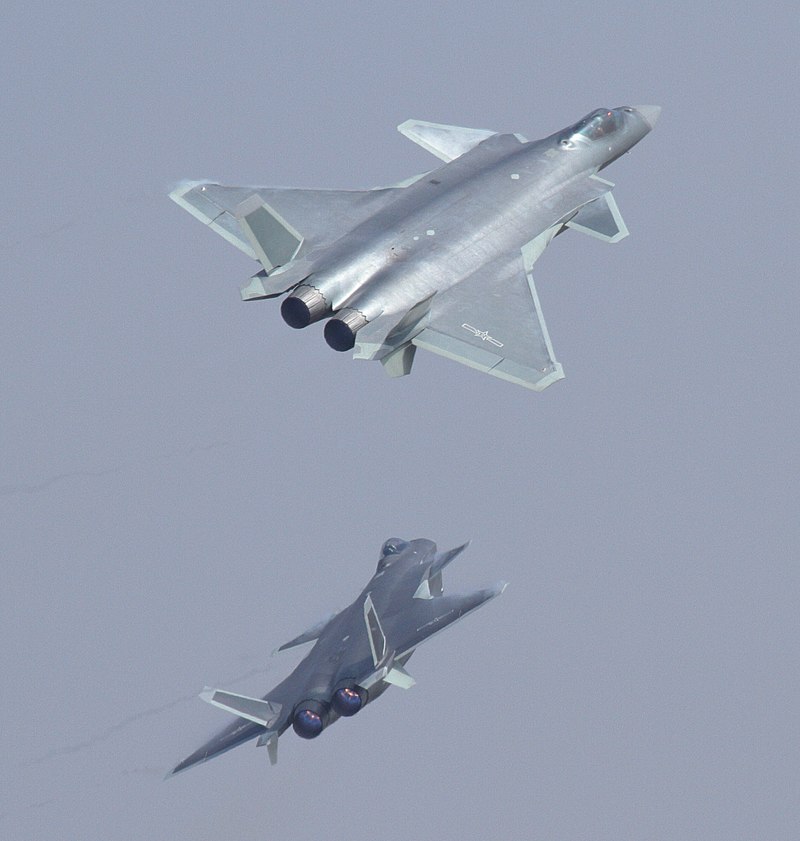 Caças J-20 chineses vão voar com esquadrão que combateu a USAF