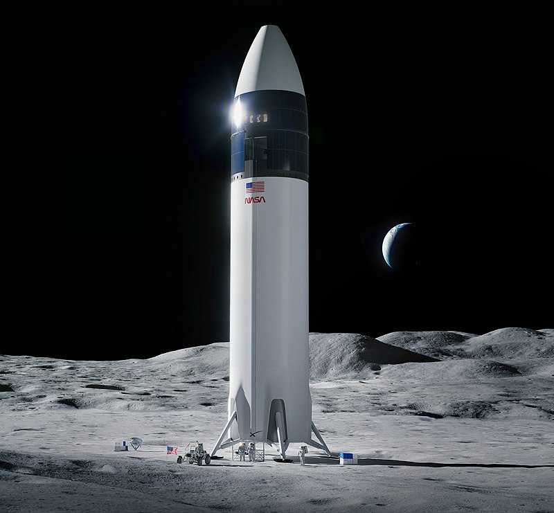 O programa Artemis deve contar com forte participação da iniciativa privada, como da SpaceX, que apresentou o conceito da cápsula Starship HLS
