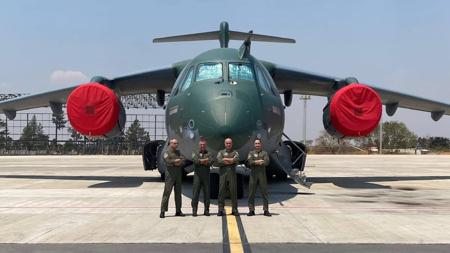 FAB treina militares portugueses para operarem o KC-390
