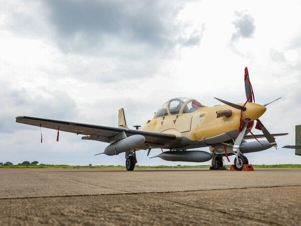 Super Tucano da Nigéria
Foto: USAF