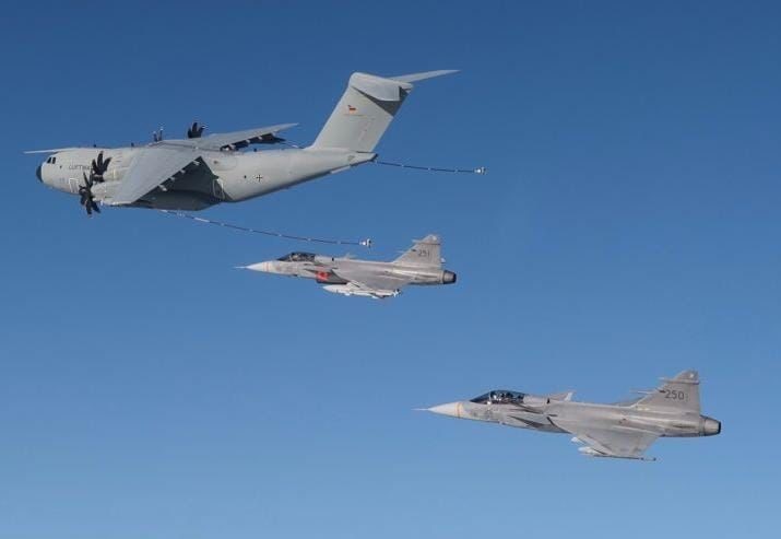 Saab quer Gripen certificado para mais reabastecedores