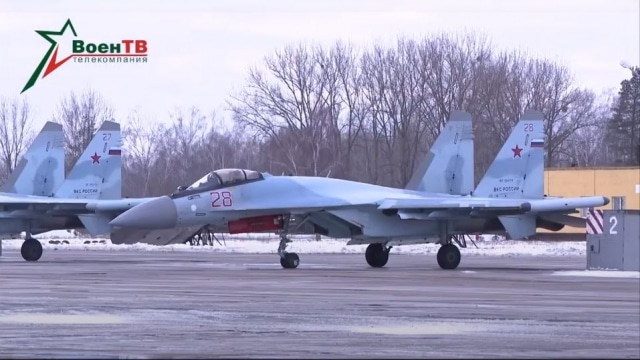 Rússia posiciona Su-35S e Su-25 na Bielorrússia