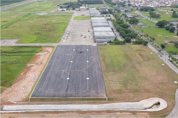 Exército reforma base aeronaval da Marinha