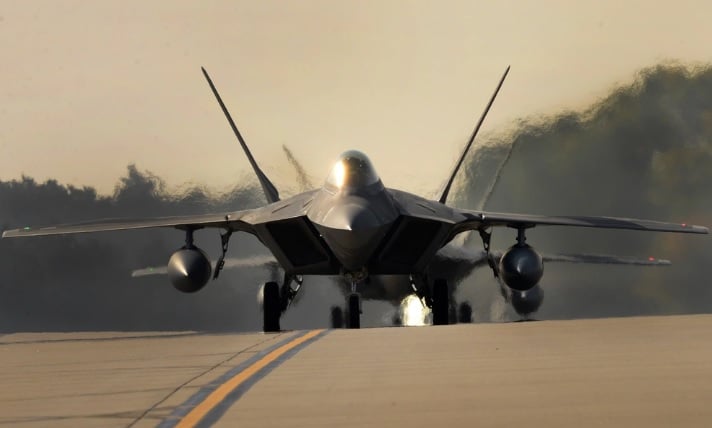 F-22 da USAF
Foto: Mattew Pew / USAF