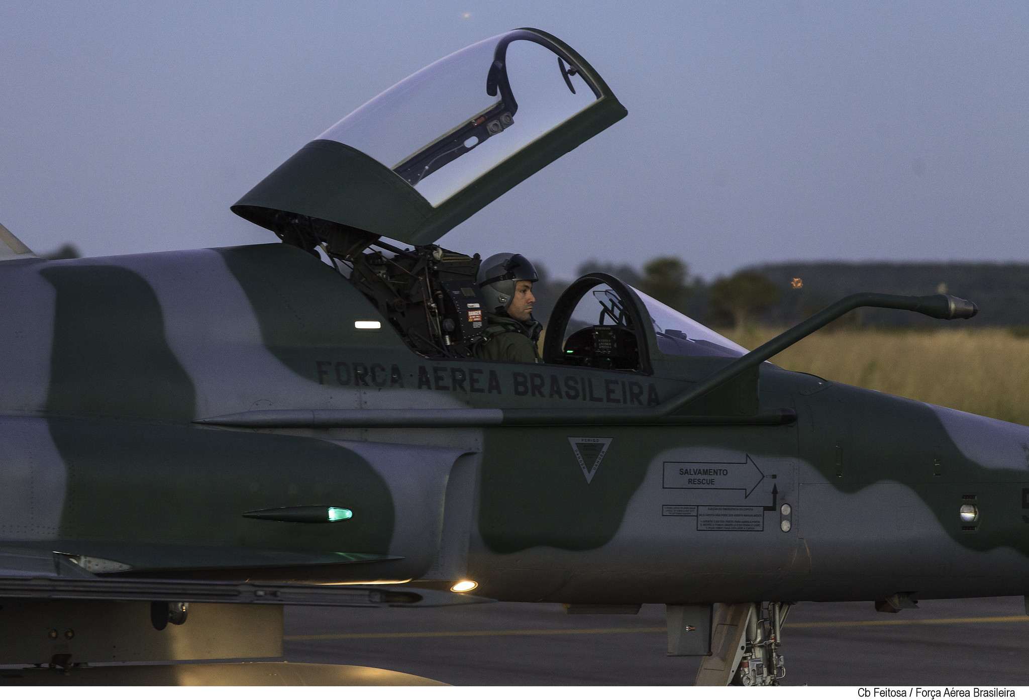 F-5EM da FAB. Foto André Feitosa / Força Aérea Brasileira