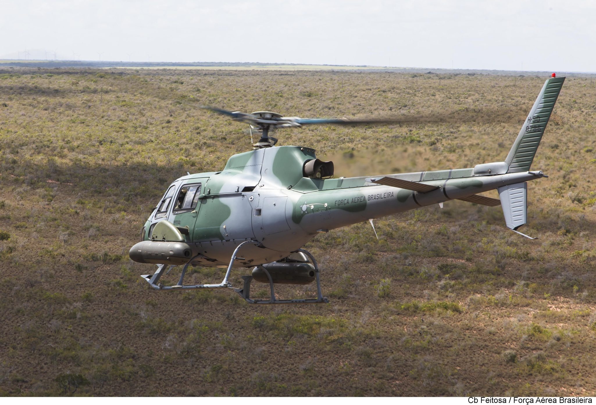 Os H-50 Esquilo da Força Aérea Brasileira estão em serviço desde a década de 80. Foto: André Feitosa - Força Aérea Brasileira