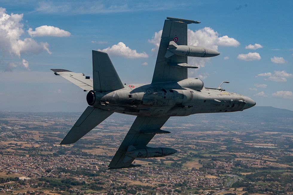 Teste de biocombustível em caça AMX
Foto: Aeronautica Militare