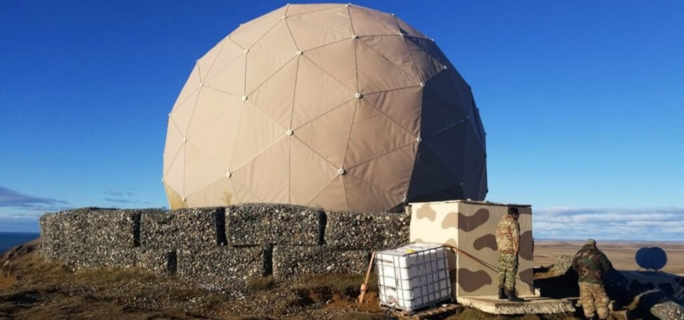 Novo radar instalado na Terra do Fogo