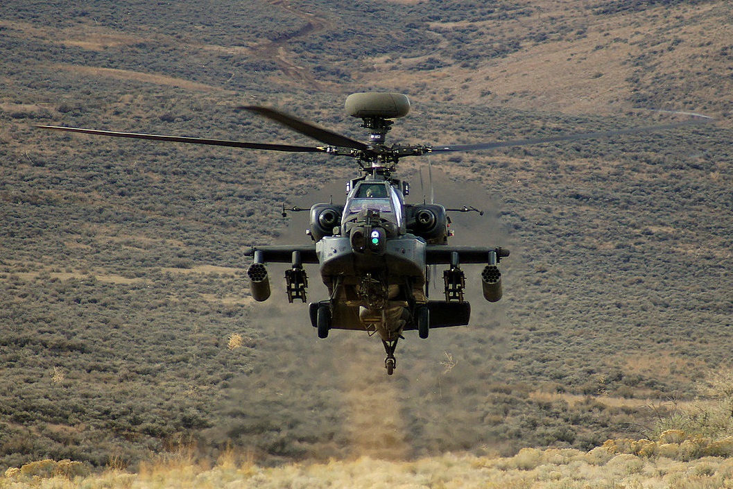 AH-64 E do US Army. Foto: Jesse Paulsboe