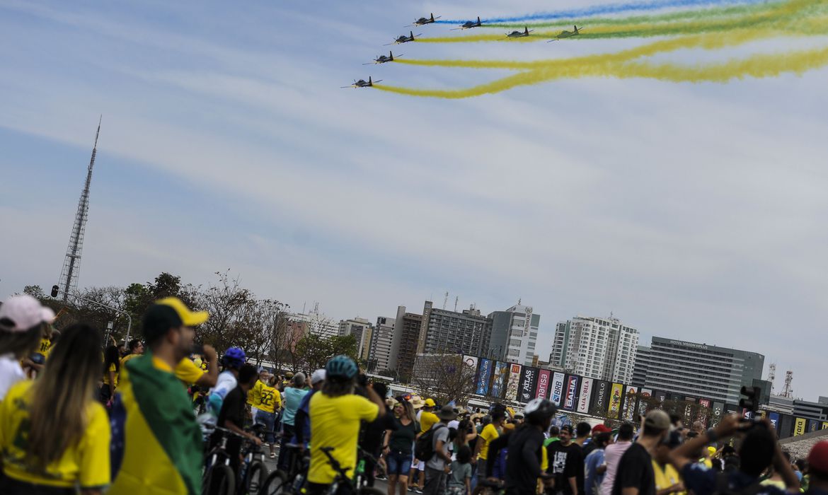 Desfile cívico-militar de 7 de Setembro de 2022 e comemoração do Bicentenário da Independência do Brasil. Foto: Marcello Casal - Agência Brasil