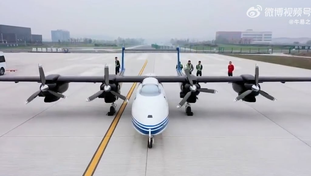 O Scorpion D antes do seu voo inaugural. Foto: Sichuan Tengden Sci-Tech Innovation Co 