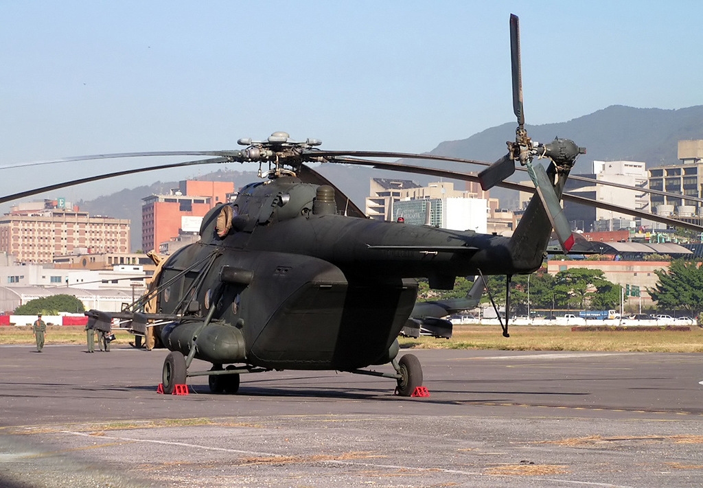 Mi-17 da Venezuela. Foto:  André Du-pont