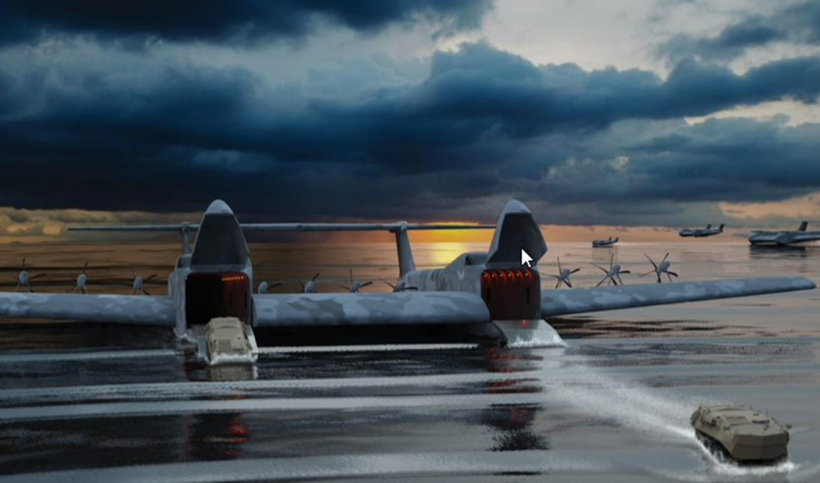 Conceito inicial da General Atomics para o programa Liberty Lifter