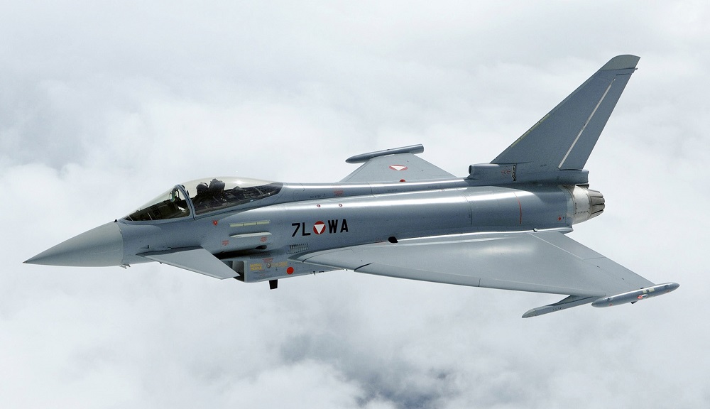 Eurofighter Typhoon da Áustria
Foto: Bundesheer/Zinner