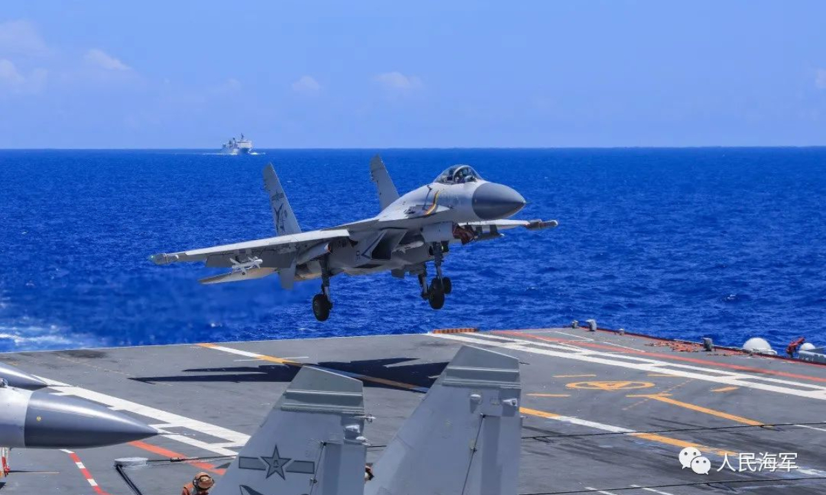 Aviação naval chinesa no centro da disputa entre jornais da China e do Reino Unido