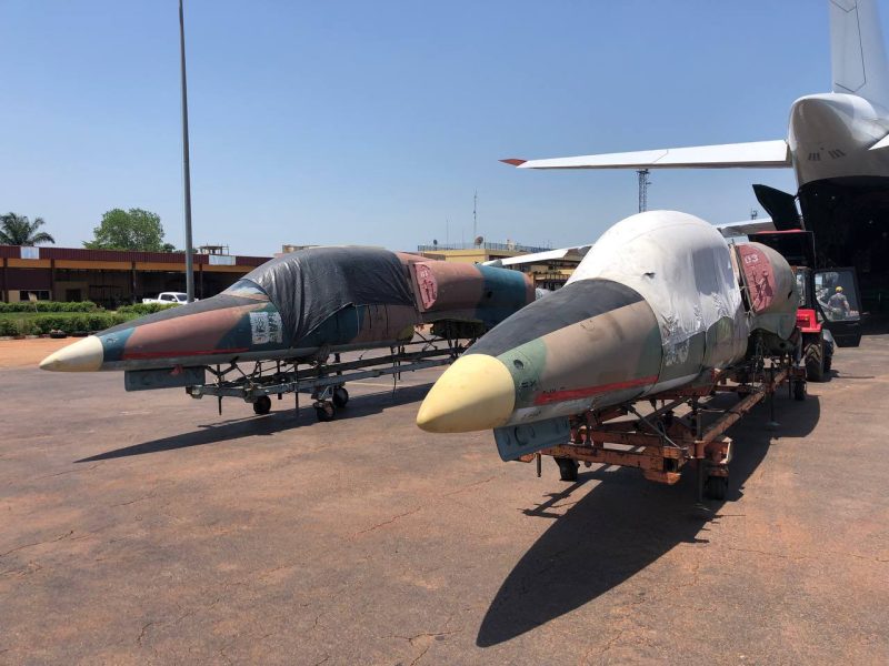 Chegada de jatos L-39 à República Centro Africana