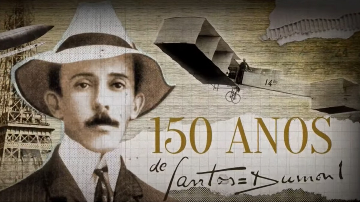 Brasil celebra os 150 anos de nascimento de Santos Dumont