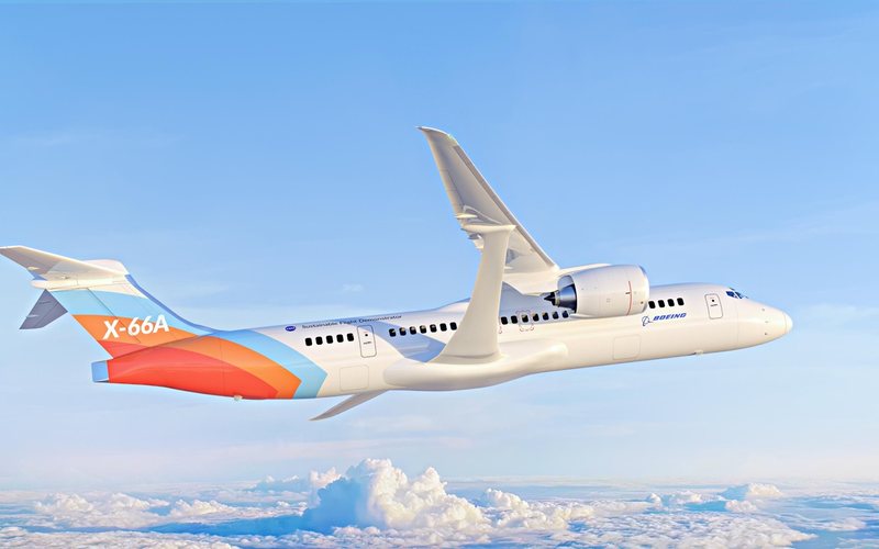 MD-90 será convertido pela Boeing no demostrador X-66A