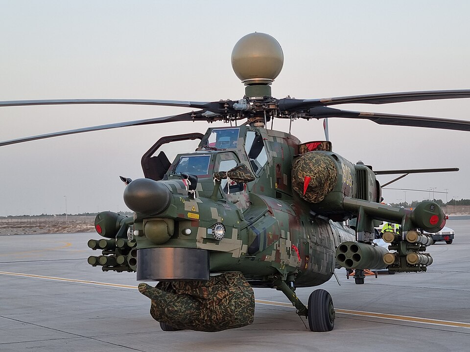 Mi-28NM no Dubai Air Show de 2021