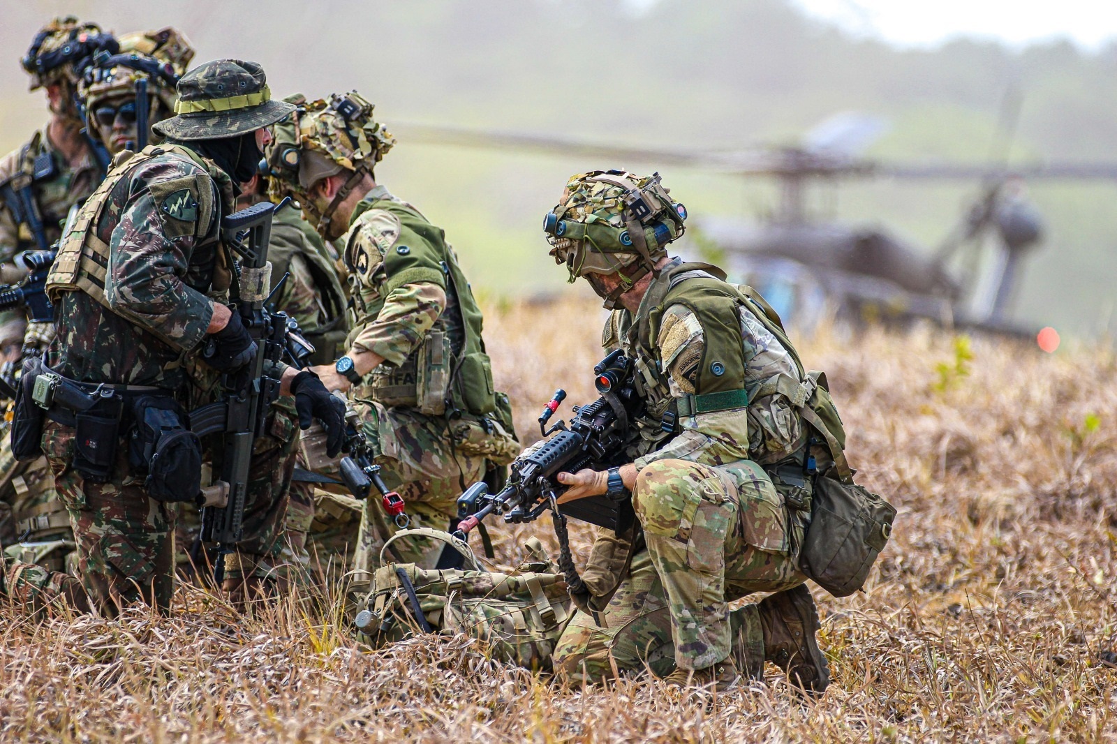 Exercício CORE 23, do Brasil e EUA. Foto: Exército Brasileiro