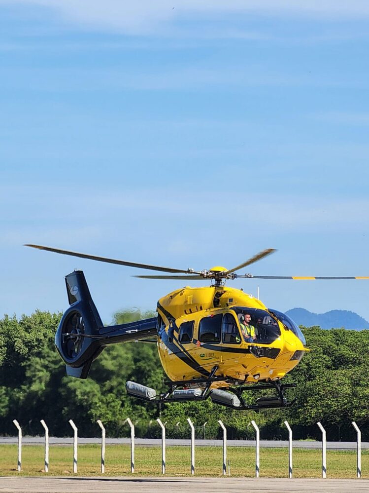 H145 inicia voos offshore nas cores da Líder Aviação
