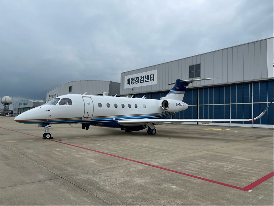 Jato da Embraer vai operar como avião-laboratório na Coreia do Sul
