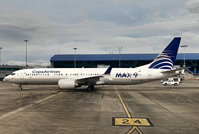 Copa Airlines volta a voar com seus 737 Max 9 para o Brasil