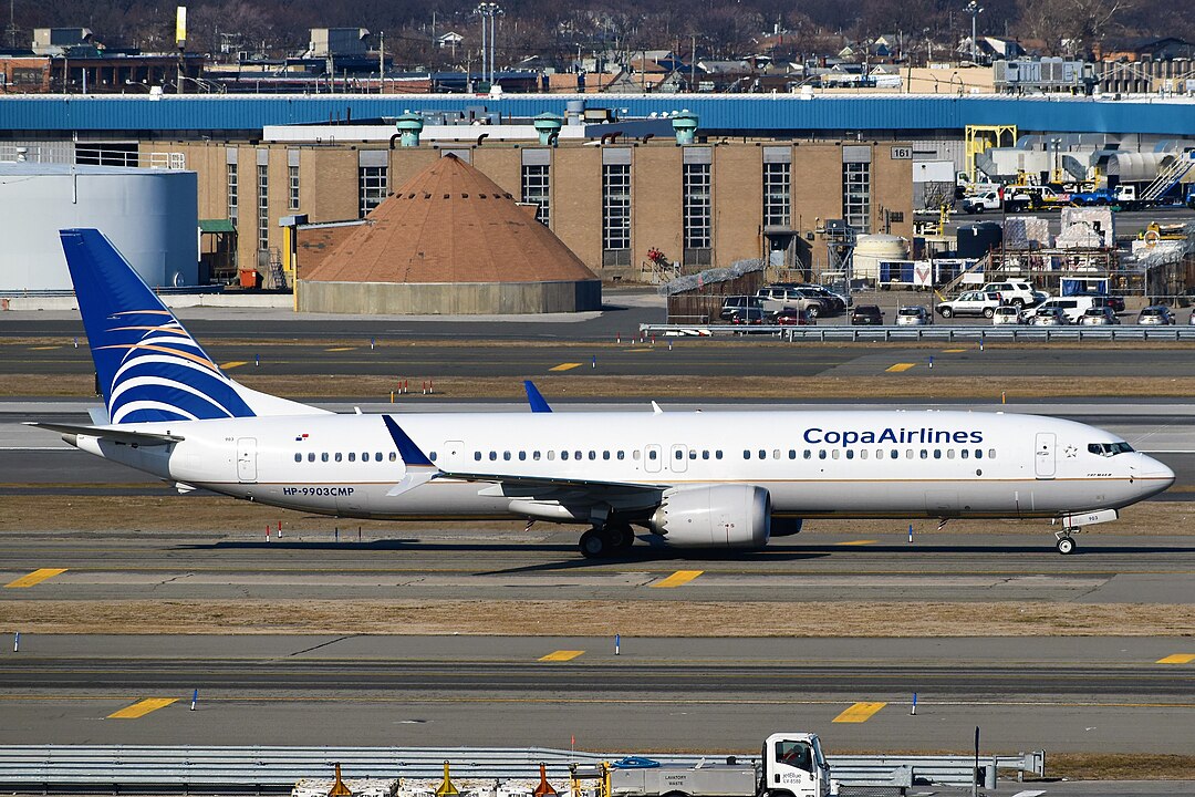 Boeing 737 MAX9 da Copa Airlines. Foto: Adam Moreira