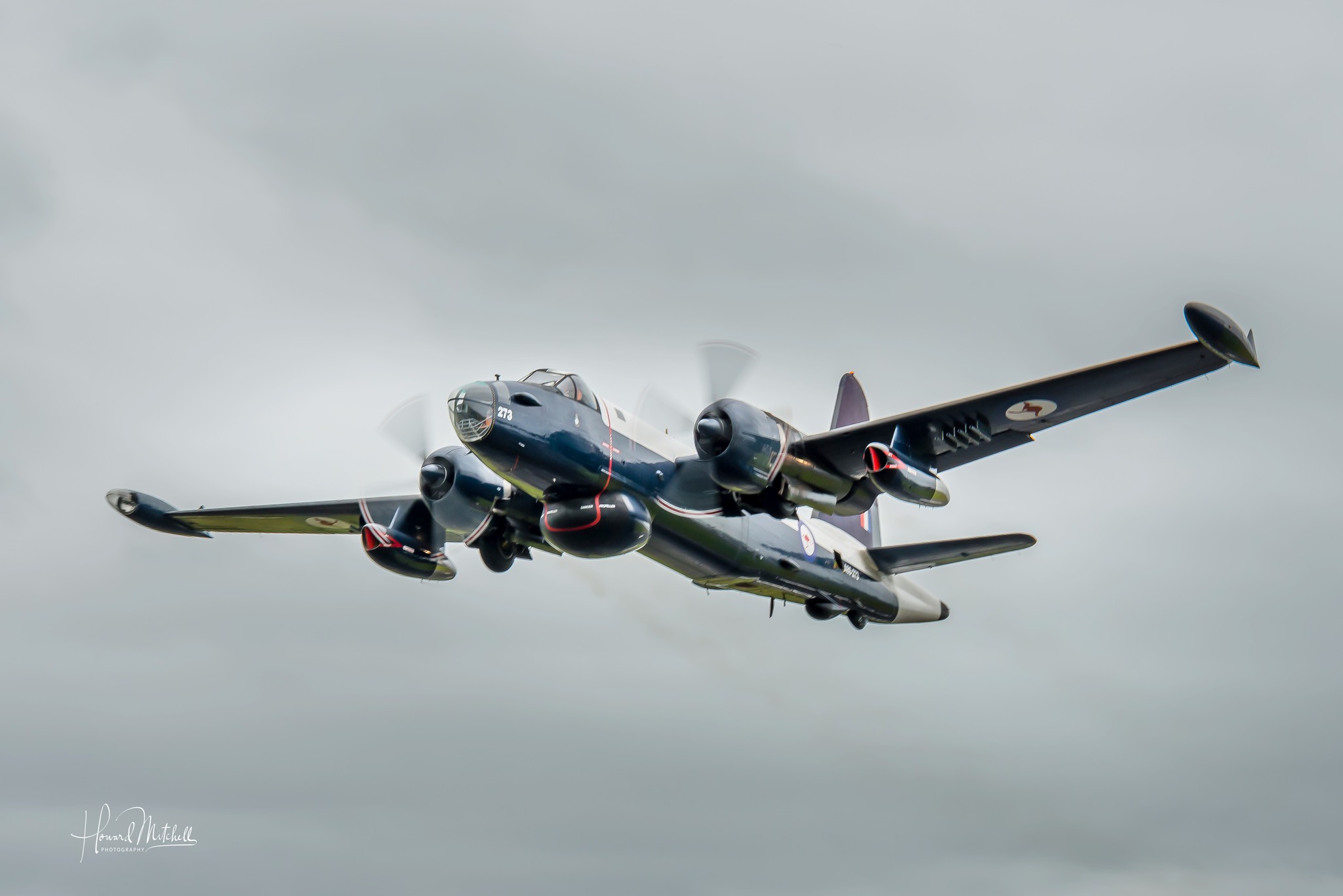 P2V7 Neptune voando em 24 de dezembro de 2023. Foto: Howard Mitchell