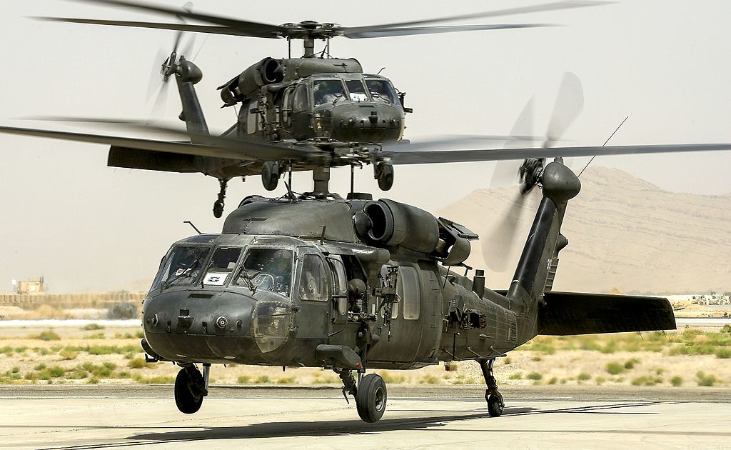 Helicópteros UH-60 Blackhawk. Foto: Tim Laurence