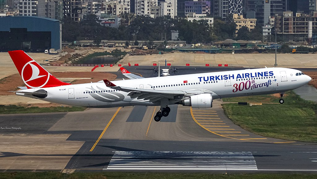 A330 da Turkish Airlines. Foto:  Shaifuzzaman Ayon