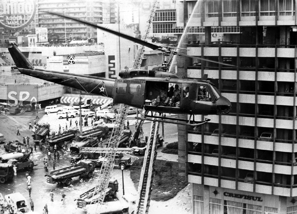 Há 50 anos, FAB fazia história no resgate das vítimas do incêndio do edifício Joelma