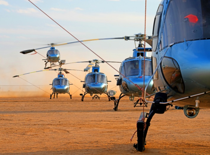 Helicópteros da THC
Foto: THC