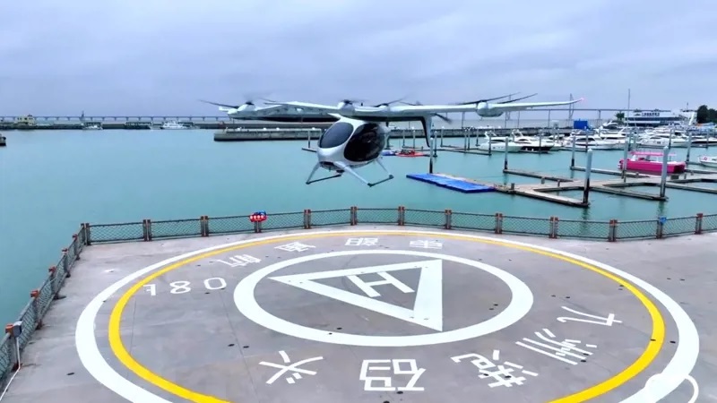 eVTOL faz voo entre duas cidades pela primeira vez
