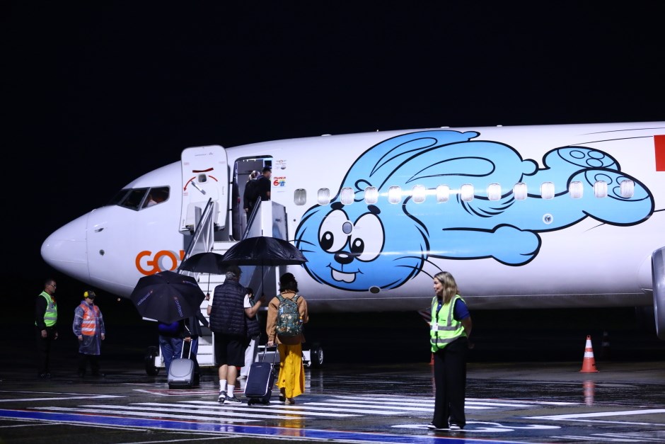 737 da Gol em São José dos Campos. Foto: Claudio Vieira