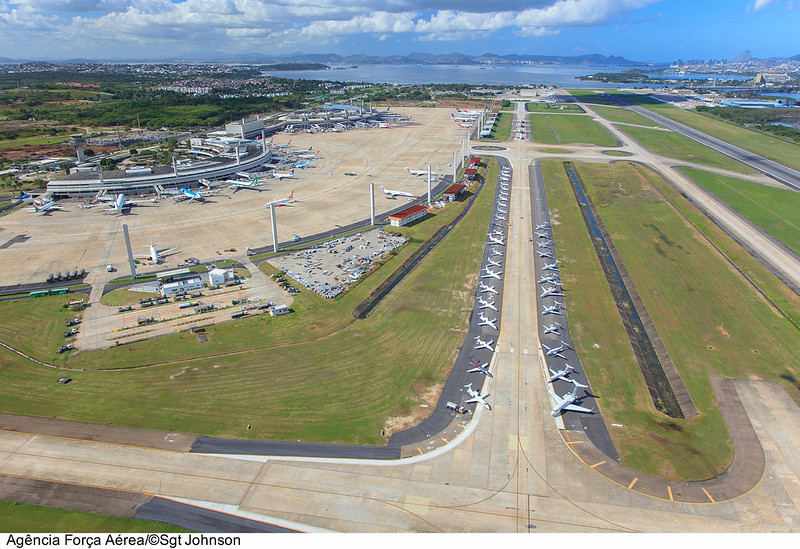 Aeroporto Galeão no dia da final da Copa de 2014