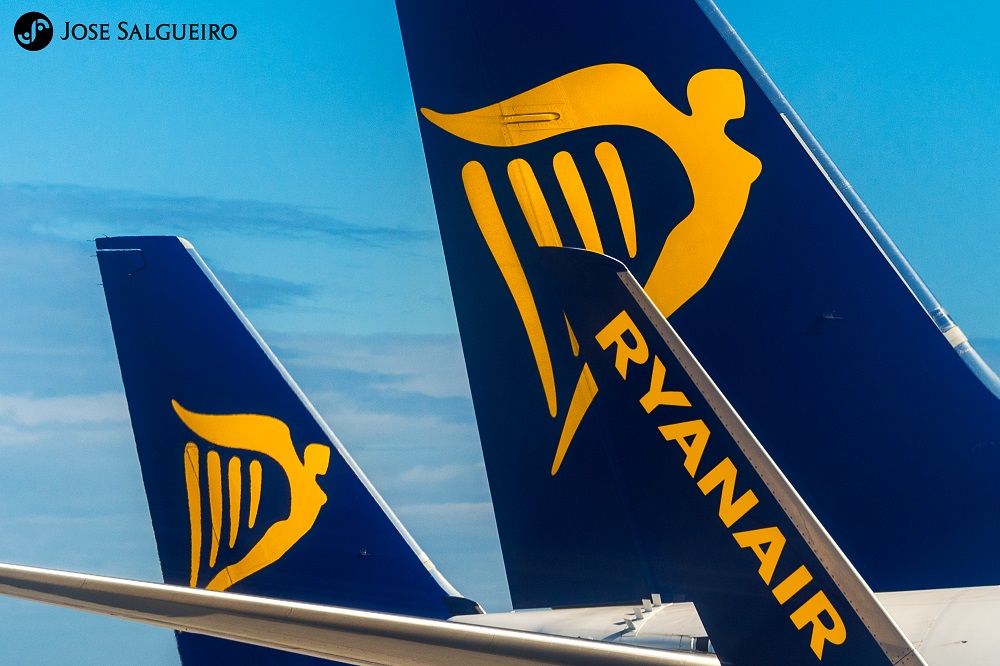 Ryanair aumenta atividades em Portugal
