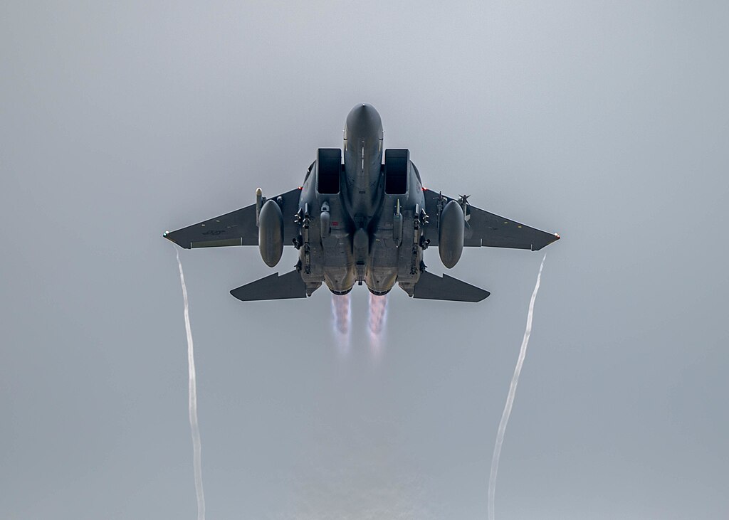 F-15E Strike Eagle. Foto: Olivia Gibson