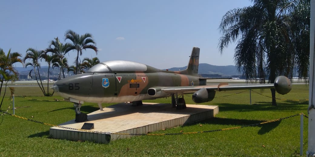 AT-26 Xavante preservado na BASP. Foto: Associação dos Veteranos da Força Aérea Brasileira