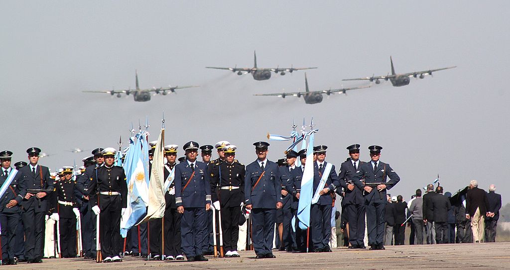 Aviões C-130 Hércules da Argentina. Foto: Jorge Alberto Leonardi
