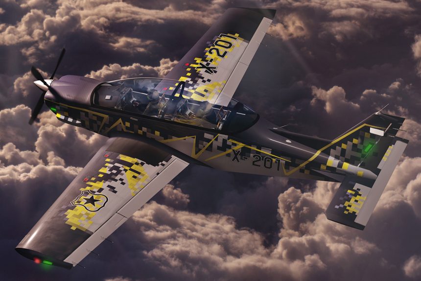 Concepção artística do Pilan II, da Enaer