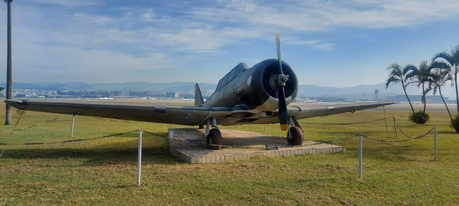 T-6 histórico na BASP. Foto: Associacao dos Veteranos da FAB