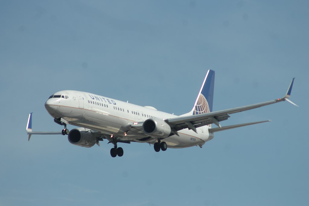 Jato da United Airlines. Foto: Noah Wulf