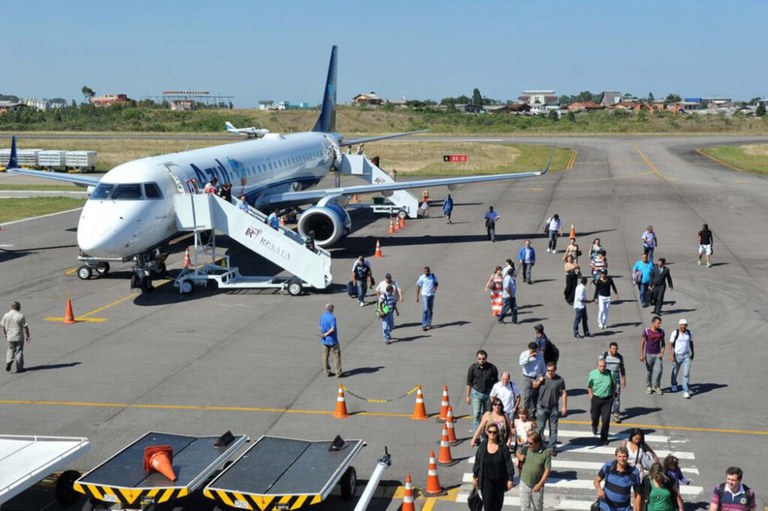 Aeroporto de Caixas do Sul. Foto: Ministério de Portos e Aeroportos
